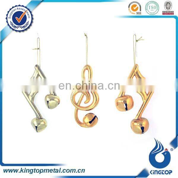 hot sale metal musical notes decoration hanging ornaments