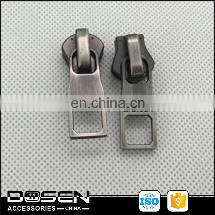 hot selling factory price fancy metal reversible zipper pulls