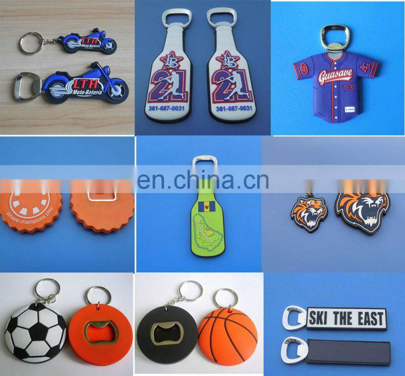 custom logo metal bottle opener in credit card shape