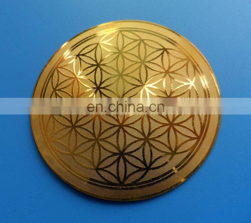 Christmas presents custom metal gold nameplates/tags/labels in brand bags