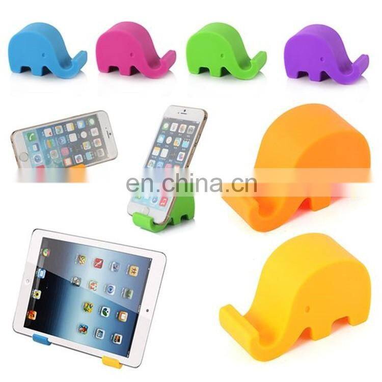 Fashion cartoon elephant silicone tablet computer holder &PPC mobile phone holder/Stents