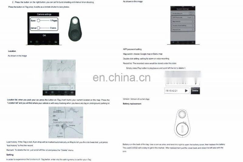 Bluetooth 4.0 Anti-loss Tracker