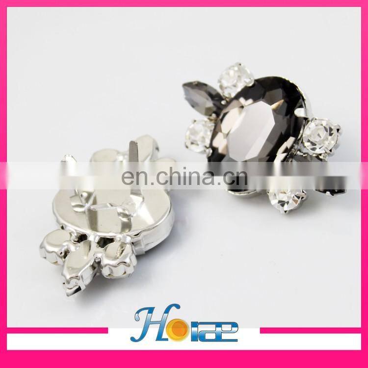 high quality lady shoe accessories diamond shoe decoration shoe buckle