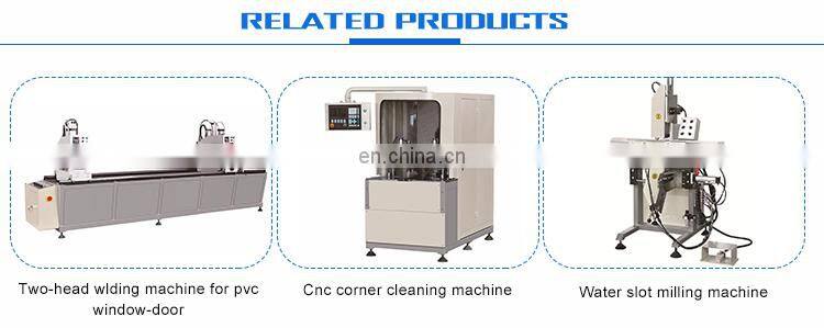 CNC vertical four corner pvc window fabrication machine