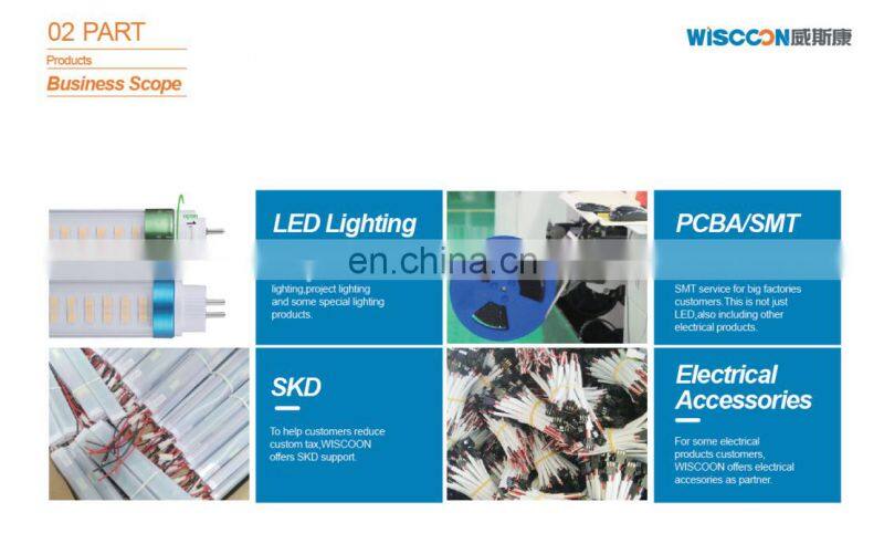 Twin adjustable led downlight housing parts 24W recessed led downlight