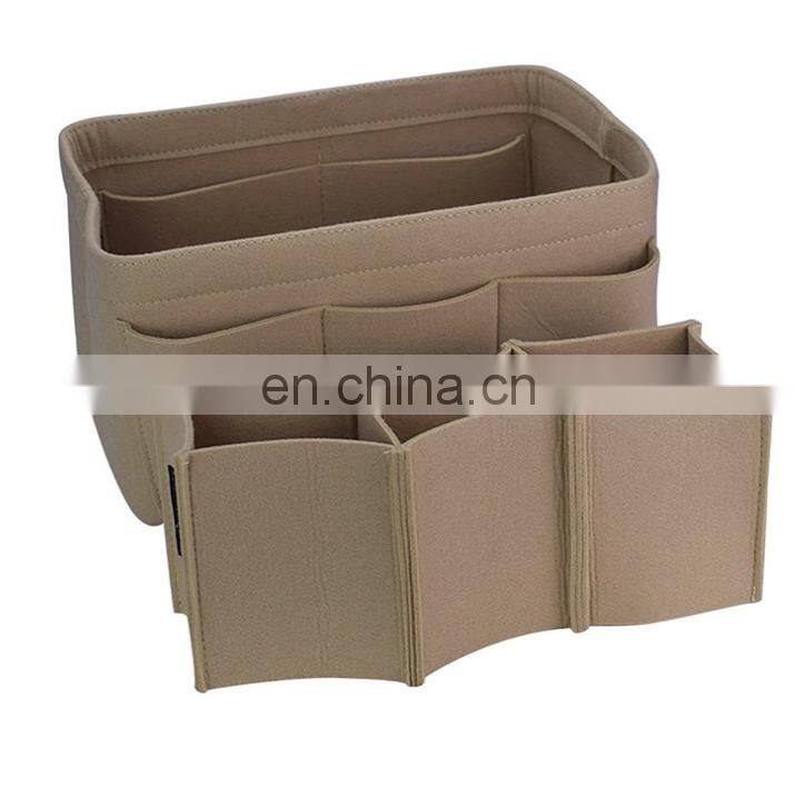 Extra Large Capacity Multi-function Felt Makeup Bag Organizer for Ladies and Travel