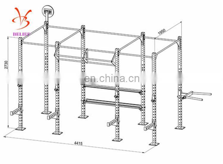 Crossfit fitness equipment rig power cage