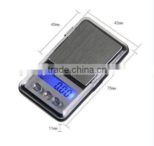 200g x 0.01g Mini Digital Jewelry Pocket Scale LCD