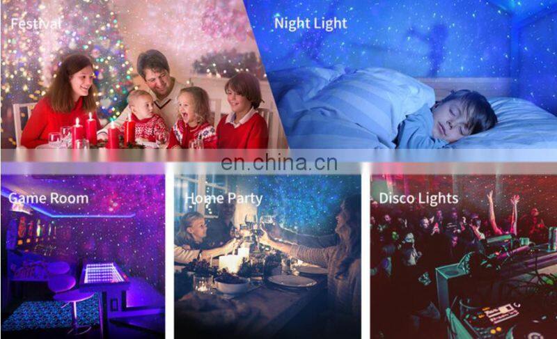 2020 Amazon Remote control muti-functions star musical master Kids Led Night Light laser cosmos Stars Projector for kids baby