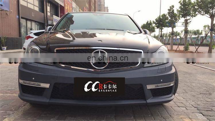 High quality PP material A&MG style body kit for Mercedes Benz old C-CLASS w204 front bumper rear bumper and side skirts