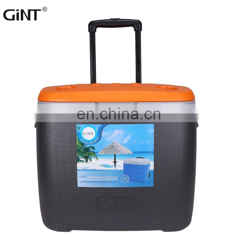 unisex car trolley modern camping portable OUTDOOR hiking beer trolley cooler box portable camping cool box ice workmen