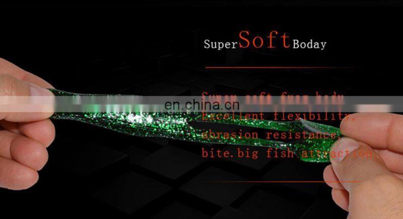 Amazon 9 Colors Choice 105mm 13g Artificial Bait Llastic Lure 2pcs/lot Leurre Souple Rayfrog Black Fish Killing Soft Bait