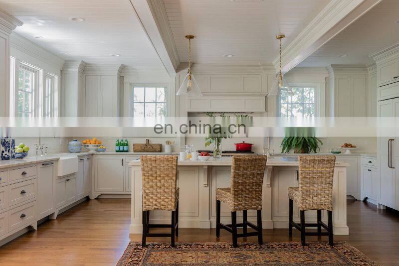 Home furniture Modern wooden kitchen cabinet designs for prefab house