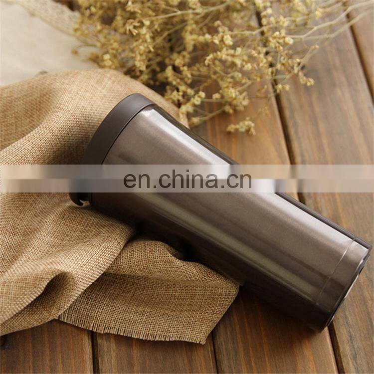 Custom Print Logo Stainless Steel Eco Reusable Take away Coffee Cups