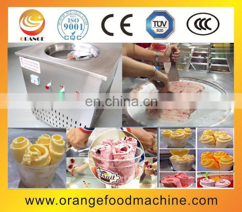 Fried Ice Cream Roll Making Machine
