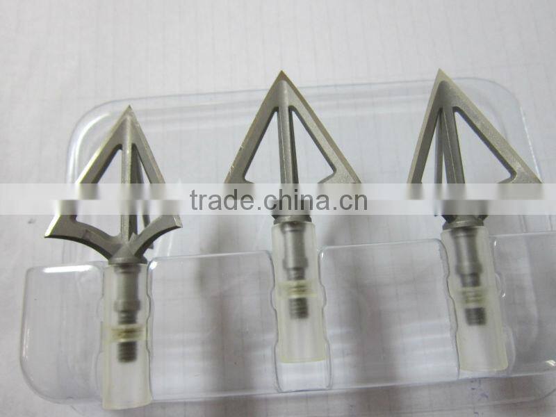 Linkboy Broadhead CS 100 Grain 1 1/16" Stainless Steel archery hunting