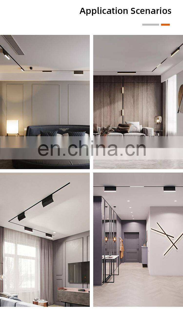 HUAYI Wholesale Price Modern Flood Lamp Clothing Shop 6w 12w Magnetic LED Track Light