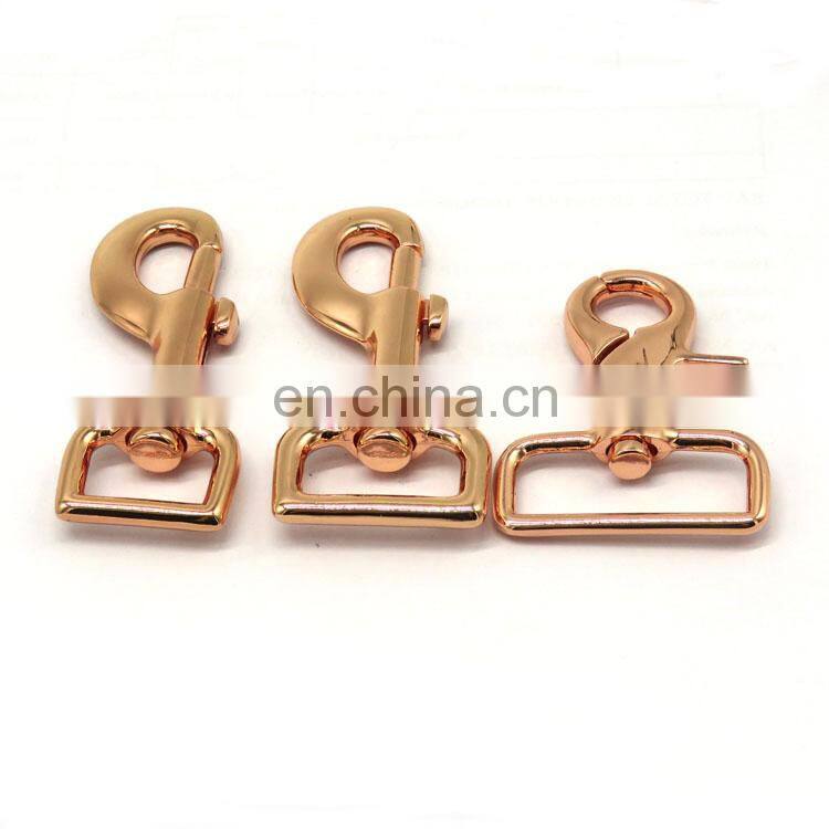 20mm Metal Accessories D rings Adjustable Slide Quick Release Buckles Dog Clips For Dog Collar And Dog Leash