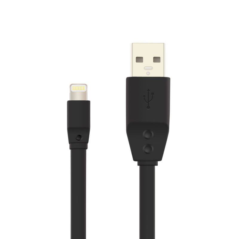 Tangle free 3ft flat MFI USB cable for iphone 8