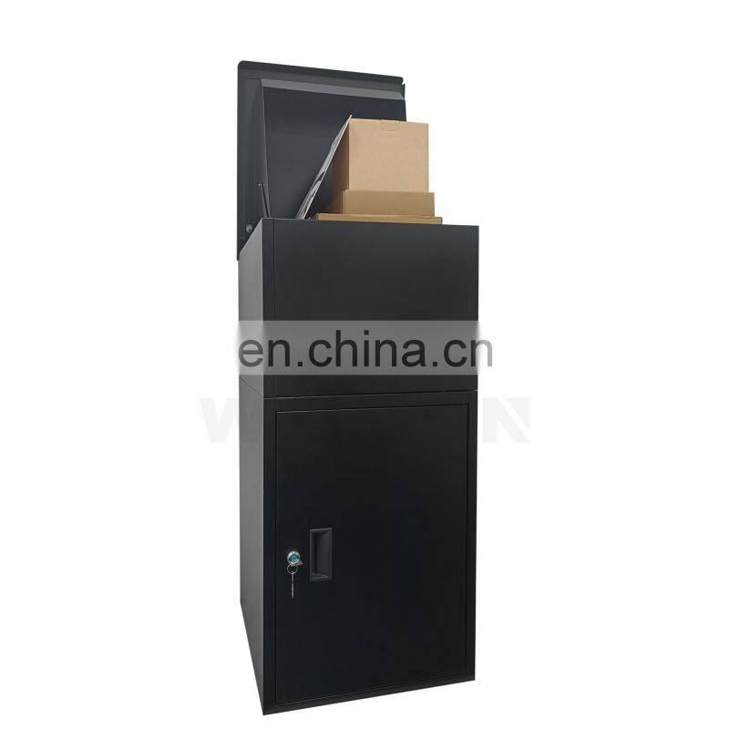 High Quality Black Drop Box Parcel Box Large For Package