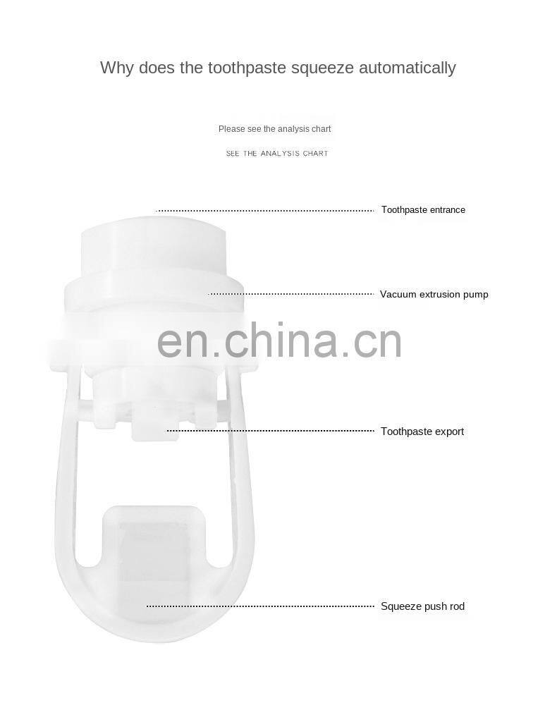 Adhesive Automatic Toothpaste Squeezer Set, Wall-mounted Toothpaste Holder rack Wall Suction Toothpaste Squeezer