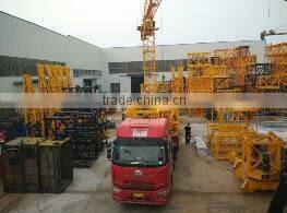 55m jib length 6T tower crane QTZ80 serialsself erecting tower crane