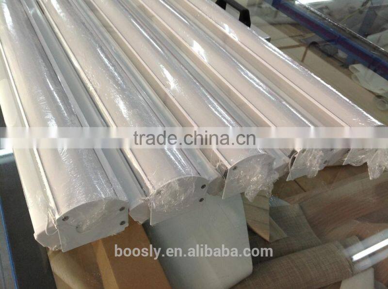 Hotel Motorized Shower Curtain with Pure Color Zebra Blind Fabric