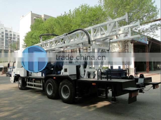 truck mounted rotary drilling rig HFT-350B, easy to move