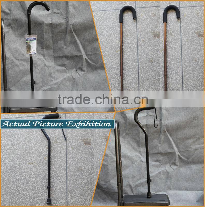 Folding stool walking stick for elderly and disabled