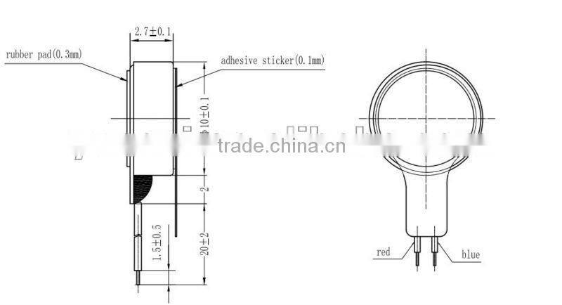 3.0V brush mini vibrational motors for mobile phones