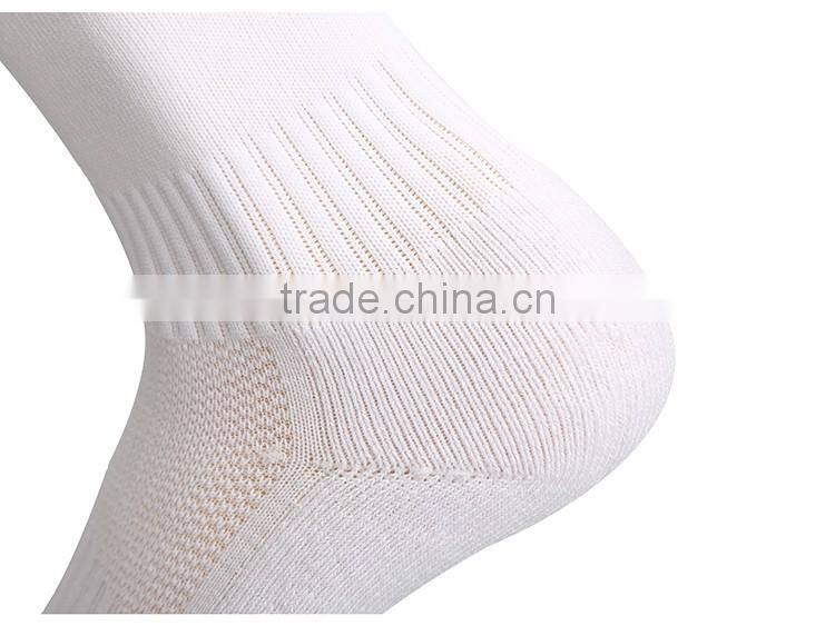 Professional quality men custom sport knitted coccer socks