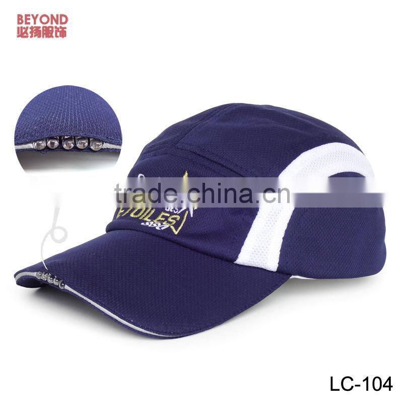 promotional high quality cap with LED lights