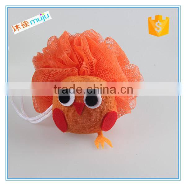 2015 mossy grain eco plastic bath spong bath lily with rope handle wholesale product