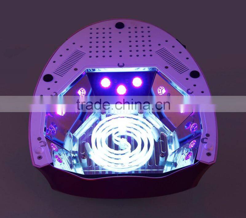 Fast Curing 45W LED/UV Nail Gels Curing Light Dryer lamp with fan