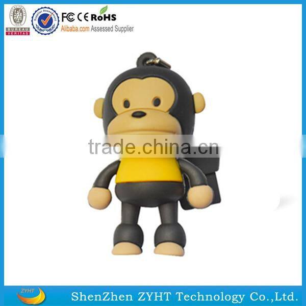 Alibaba cute animal design cartoon USB flash drive for kids