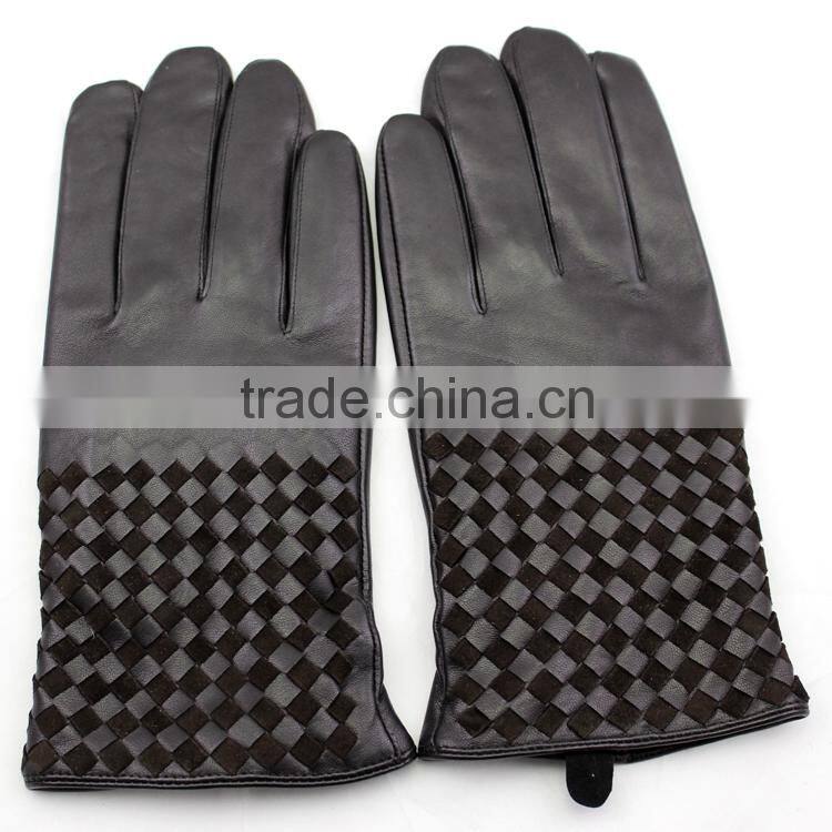 men fashion leather gloves