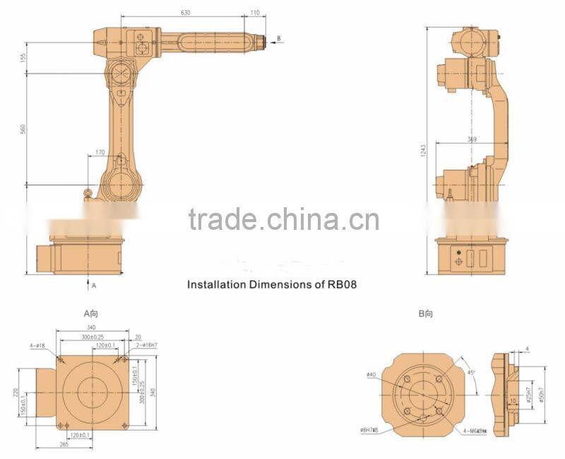 RB08 Automatic Carry and Welding Industrial Robot