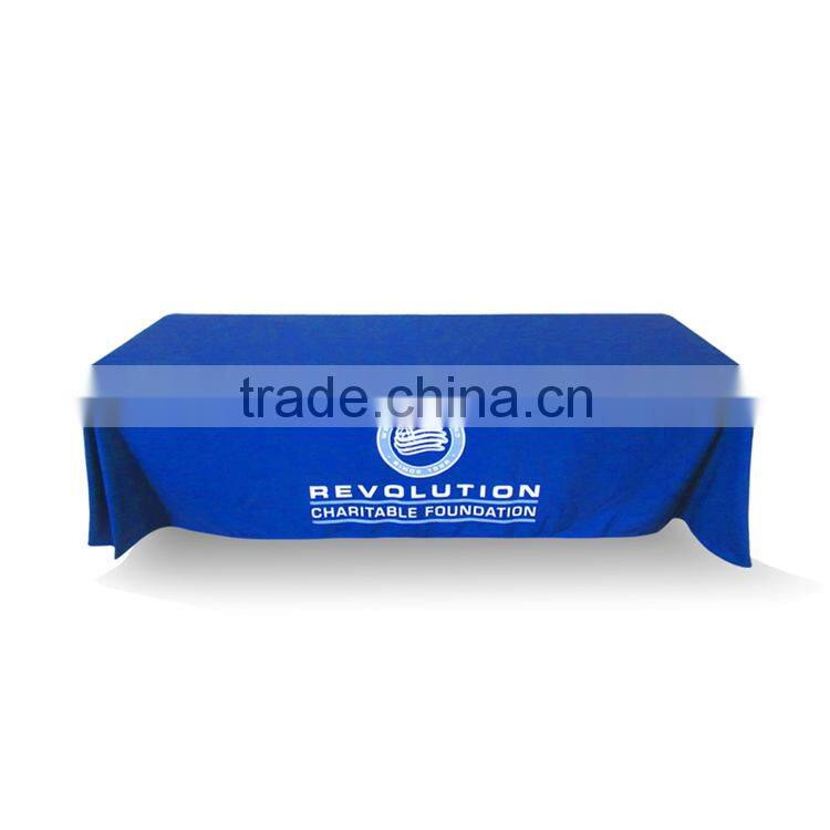 2015 Hottest New Pattern Oem Production Custom Exhibition Table Throw