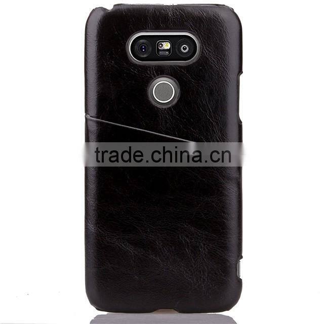 Back Cover for LG G5 Fashion Leather Case for G5 with Card Slots High Quality