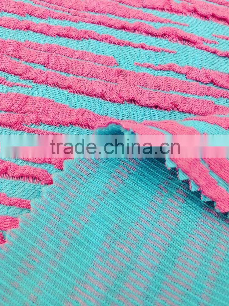 Alibaba china new style T/R jacquard fabirc for girls