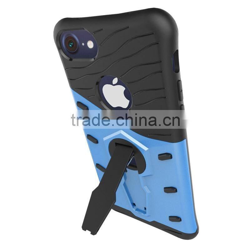 Battle armor air bag anti fall support phone case for iphone 7/7 plus