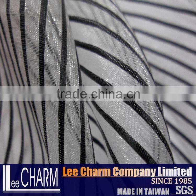 Black Polyester Turkish Turkey Curtain Fabric