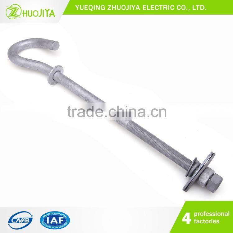 Zhuojiya Trade Assurance Supplier Various Types Galvanized Steel Pigtail Style Bolt