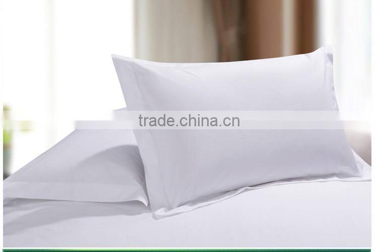 100% Cotton plaid wholesale Hotel white pillowcases