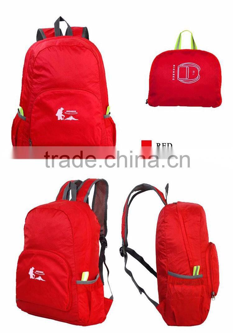 portable receive bag for ultra light backpack with can be fold