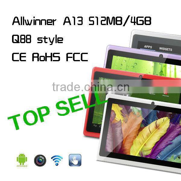 tablet pc digital tv android 4.2 7 inch MTK8312 dual sim card slot phone call TV tablet pc