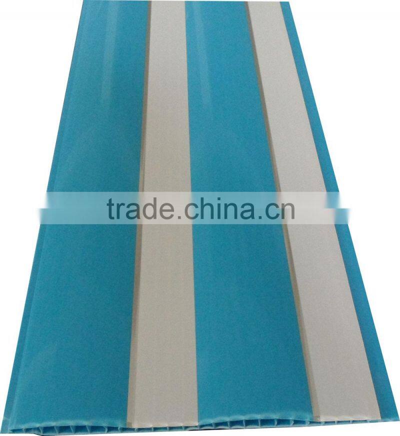 Arc style plastic ceiling panel, Size 9mm thickness, 20cm width S306