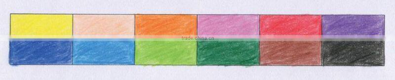 7" x 12pcs Wax Base Colored Pencil for Artist