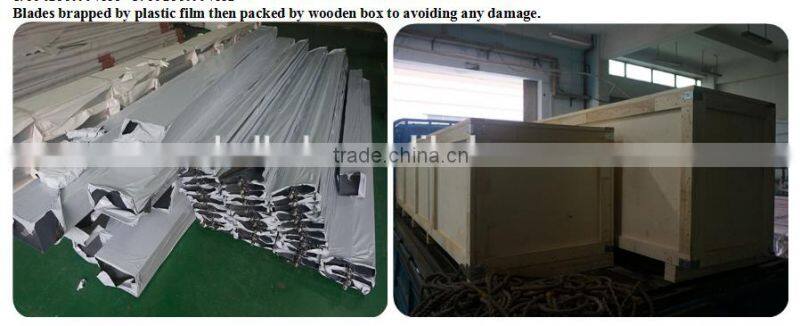 sun shading airfoil blade aluminium roof louvres