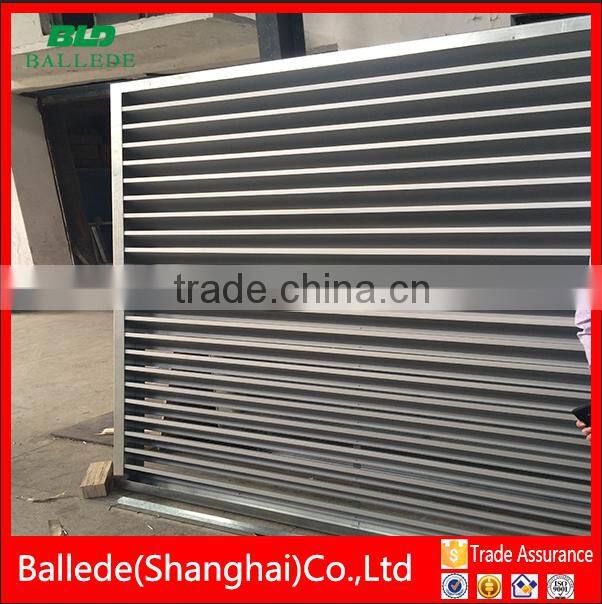 custom aluminum blade curtain wall louver for sunshade waterproof